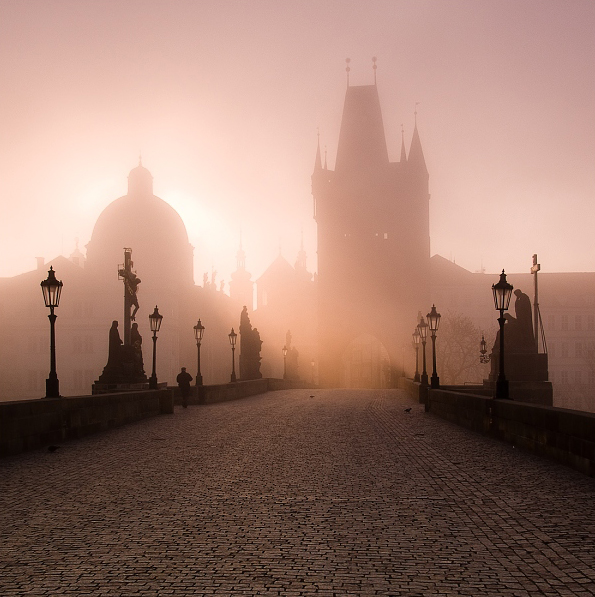 Svítání na Karlově mostě | Praha