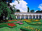 Květná zahrada, Kroměříž - pohled ke galerii (kolonádě).