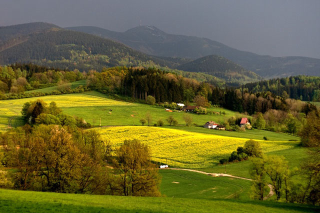Krajina pod Lysou horou v Moravskoslezských Beskydech