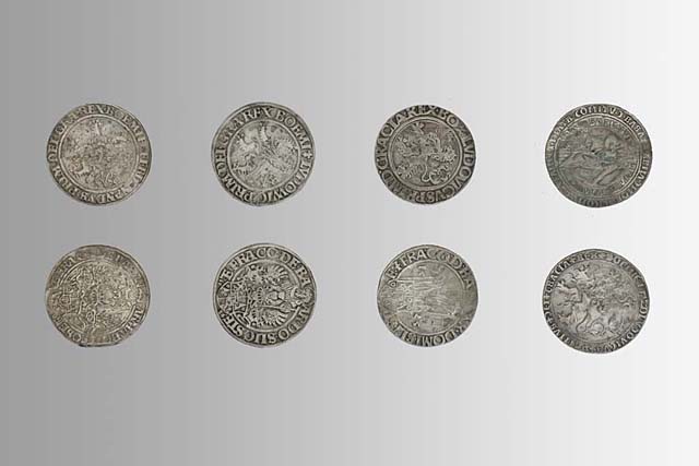 Jáchymovské stříbrné tolary z let 1519 až 1528