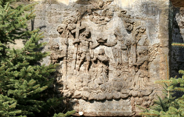 Reliéf Srbská Kamenice