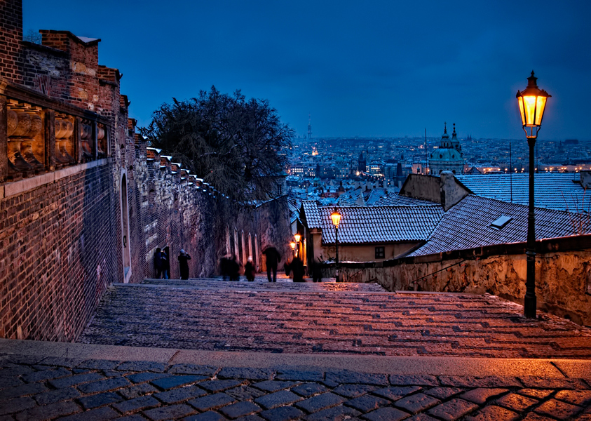 Nové Zámecké schody | Praha