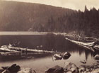 Černé jezero na snímu z roku 1880-82, J. Eckert.