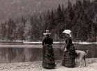 Myslivna u Černého jezero kolem roku 1878, Ignac Kranzfelder.