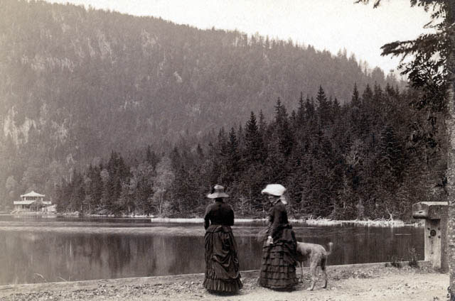 Černé jezero kolem roku 1878, František Fridrich