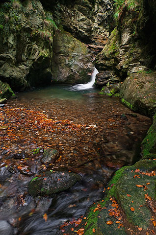 Vodopády Stříbrného potoka, Nýznerov, Rychlebské hory