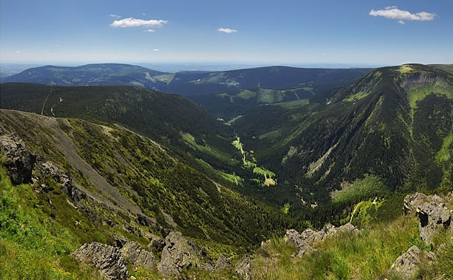 Obří důl - celkový pohled, Krkonošský národní park