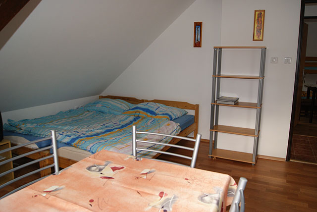 Podkrovní apartmán v penzionu Jana v Chlumu u Třeboně