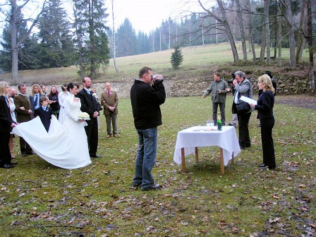 Penzion Lesovna Žofín - svatební obřad