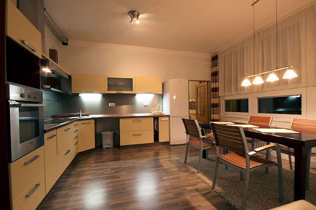 Penzion Mlýn, Velké Bílovice – kuchyně v apartmánu | Pálava