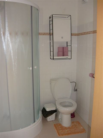 Sprchový kout apartmánu Skutek