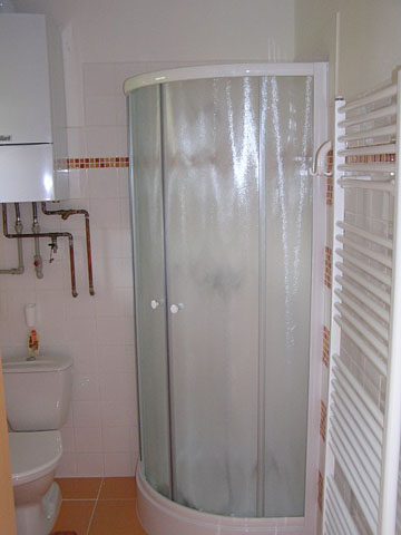 Sprchový kout apartmánu Víra