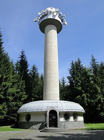 Radiolokační stanice Skalky s vyhlídkou