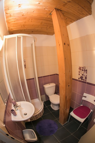 Fialový pokoj, koupelna | penzion Zora Lednice