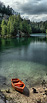Podzimní klid na jezírku. Pískovna Adršpach je nejkrásnější skalní jezírko v ČR. Nachází se v národní přírodní rezervaci Adršpašsko-teplické skály v chráněné krajinné oblasti Broumovsko.

