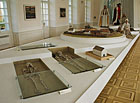 V zámečku Pohansko je instalována stálá archeologická expozice, která dokumentuje místní velkomoravské hradiště z počátku 9. stol. K vidění jsou četné archeologické nálezy, velkomoravské šperky, modelová rekonstrukce hradiště, figuríny Slovanů aj.

