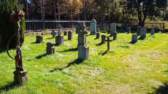 Knížecí Pláně, Šumava - obnovený historický hřbitov