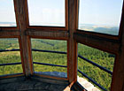 Rozhledna Brdo – vyhlídková plošina; přírodní park Chřiby.
