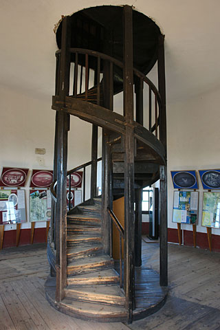 Rozhledna Kleť - schodiště na vyhlídkovou plošinu