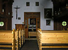Stožecká kaple na historické fotografii.