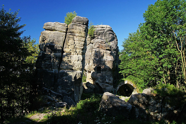 Skalní hrad Bischofstein, Jiráskovy skály | Broumovsko