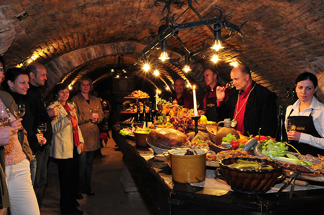 Cateringové programy ve Valtickém Podzemí