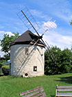 Větrný mlýn holandského typu v městské části Zlín-Štípa.