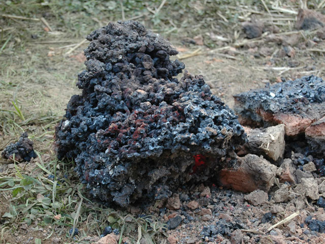 Železná houba ze železářské pece