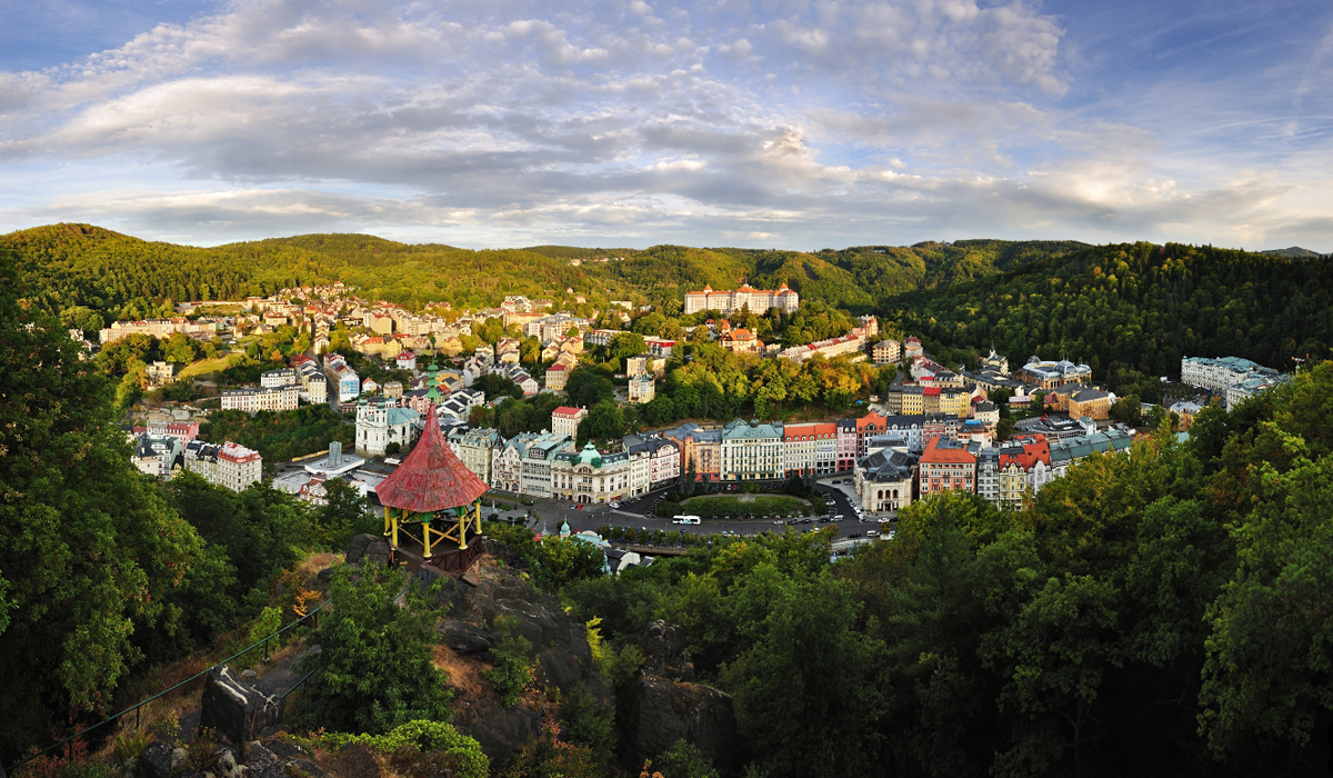 Vyhlídka Petrova výšina Karlovy Vary
