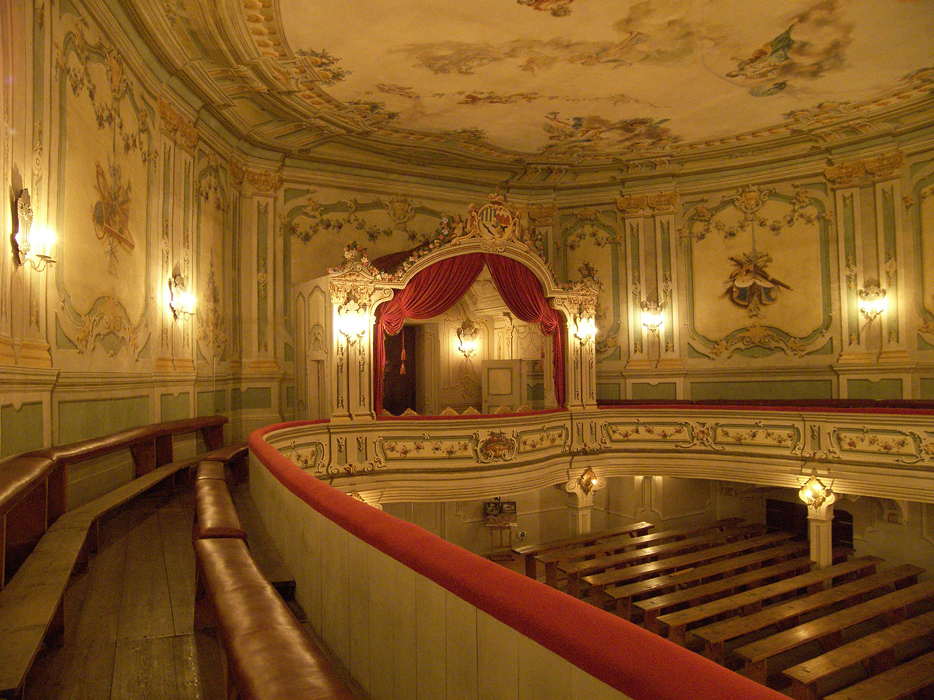 Zámecké barokní divadlo Český Krumlov – hlediště